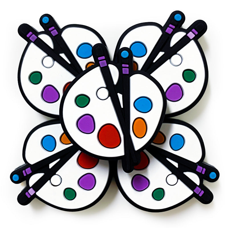 Wholesale 10PCS/PACK Drawing Board Silicone Beads